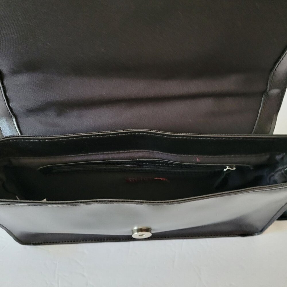 Merona Satchel Black animal print Women shoulder bag One Size - Picture 4 of 15